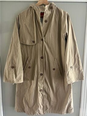 Joe Fresh Khaki Hooded Trenchcoat Jacket